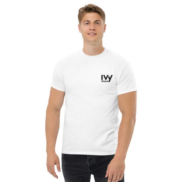Heren - Wit shirt met geborduurde logo